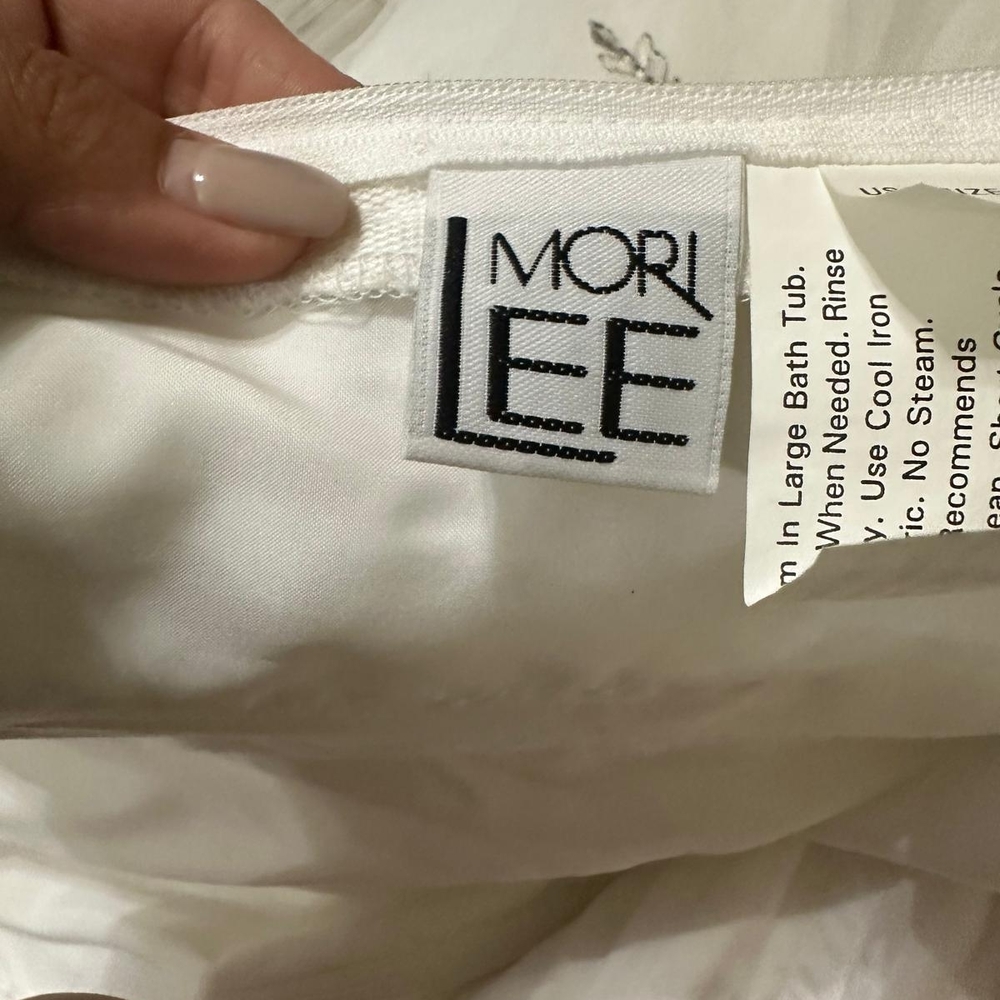 Mori Lee Elegant White Wedding Dress